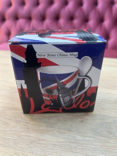 London tazza souvenir new - tazza, bone