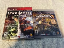 🔥PS3 Uncharted 1 & 2 Dual