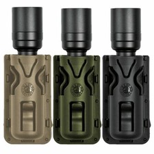 VEGA HOLSTER 8VP63 PORTA TORCIA UNIVERSALE PASSANTE ROTATIVO 360° NERO VERDE TAN