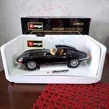 JAGUAR E TYPE 1/18 NERA DIABOLIK BBURAGO SCALA 1:18 COUPE 1961 BLACK 3018 RARA