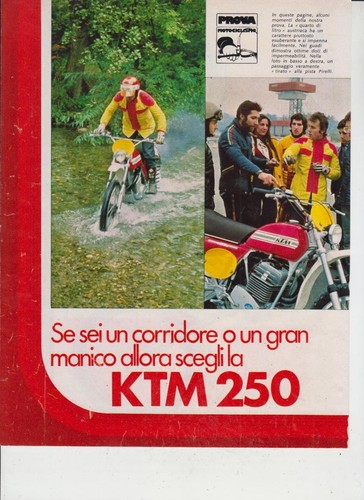 Advertising test moto ktm 250 - moto,