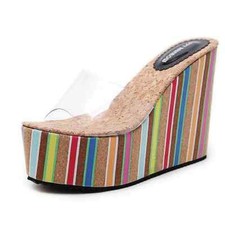 Sandali eleganti sabot zeppa