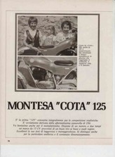 advertising TEST MOTO MONTESA COTA 125 1972-MOTOSPAGNOLE TRIAL EPOCA