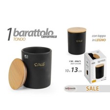 BARATTOLO CONTENITORE NERO IN