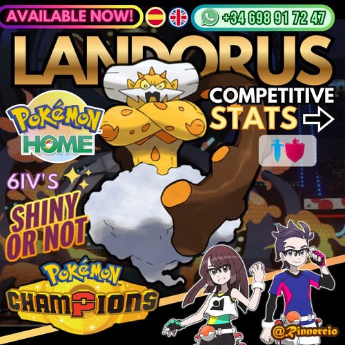 Landorus 6ivs perfette - 6ivs, in