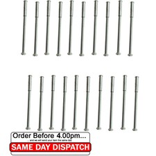 20 x Viti di Fissaggio Maniglia M3 per Porte Maniglie,Scutcheons,Lunghezza 50mm,Manicotto