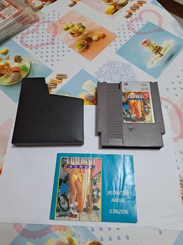 California games nes bit - games,