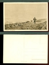 BR1743  CARTOLINA DIPINTO IN