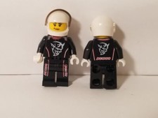 LEGO Dodge Demon Girl Race Driver Challenger TUTA DA CORSA Casco Sport Xtreme