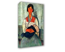 Lupia - Quadro su Tela 45x75 cm ZINGARA CON BAMBINO - MODIGLIANI