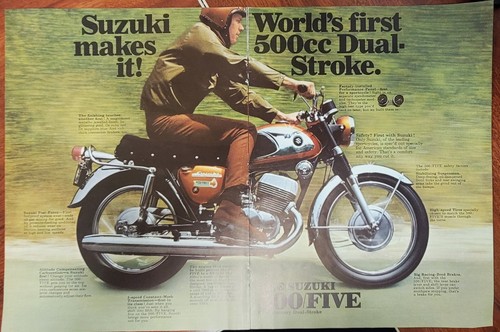 Pubblicità stampa moto suzuki - stampa,