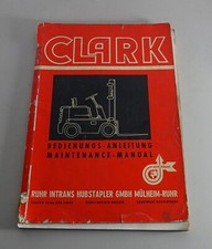Clark Manual / Guide Forklift