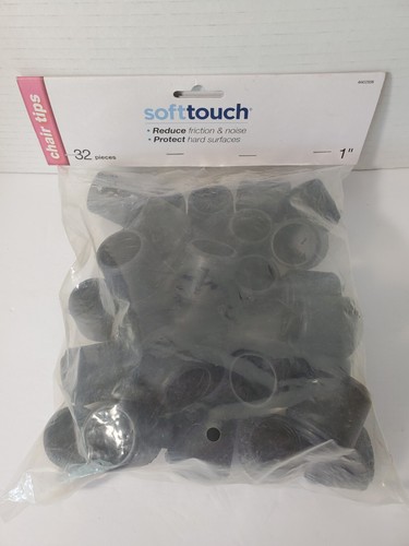Softtouch rubber chair leg - 1",