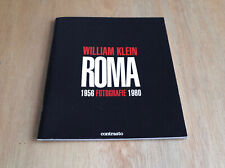 William Klein - Roma  1956 Fotografie 1960 - autografato - signed 