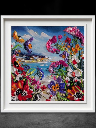Quadro olio tela acrilico - su,
