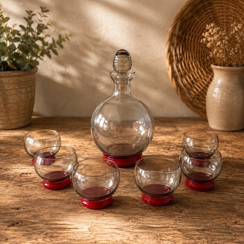 Set liquore sei in vetro - da,