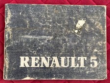 RENAULT 5 Libretto Uso e Manutenzione 1988