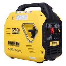 Generatore di corrente di emergenza Champion MightyAtom 92001i-df-eu 2200 Watt benzina gas