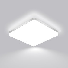 Lampada Da Soffitto LED 30X30 Cm, 48W Bianco Freddo 6500K, Plafoniera LED Piatta