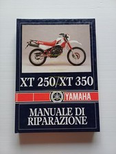 Yamaha XT 350 - 250 1986 manuale officina riparazione ITALIANO originale