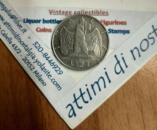 Moneta lira impero 1939 - lira, 1939-1940