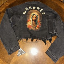 TRIO Urban BLESSED DENIM GIACCA DONNA nuova con etichette