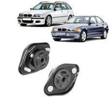 Kit 2 Supporti posteriori ammortizzatori BMW E36 E46 Z3 Serie 3 dal 1990 al 2006