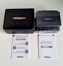 Soundigital 400,4-4 Ohm Evo6/Modulo Amplificatore Stereo 400 Watt Rms 4 Canali