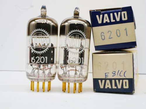 Coppia 6201 valvo mullard - coppia,