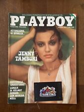 Playboy Italia Agosto 1977 JENNY TAMBURI Con Poster 