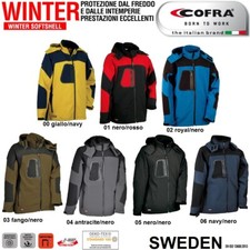 Giacca Softshell da lavoro COFRA SWEDEN 320 g/m² contro il vento con cappuccio +