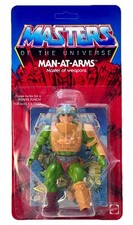 MAN-AT-ARMS MASTERS OF THE UNIVERSE MOTU VINTAGE MATTEL COMPLETE + CUSTOM CARD