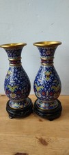 Coppia di vasi cloisonne