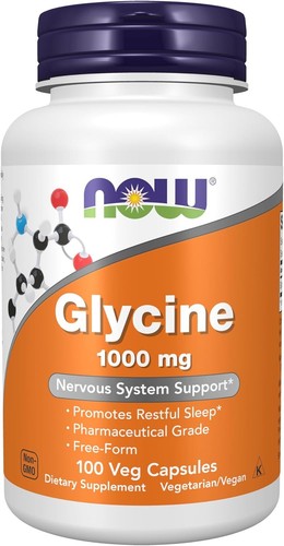 Now foods glycine 1000 - foods, mg