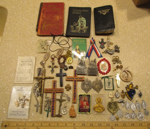 Lotto medaglie religiose croci - lotto,