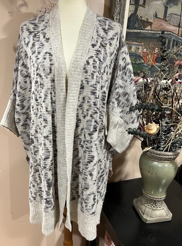 Cardigan poncho maglia aperta - poncho,