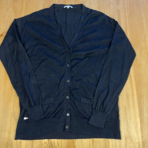 Maglione maglia cardigan nero