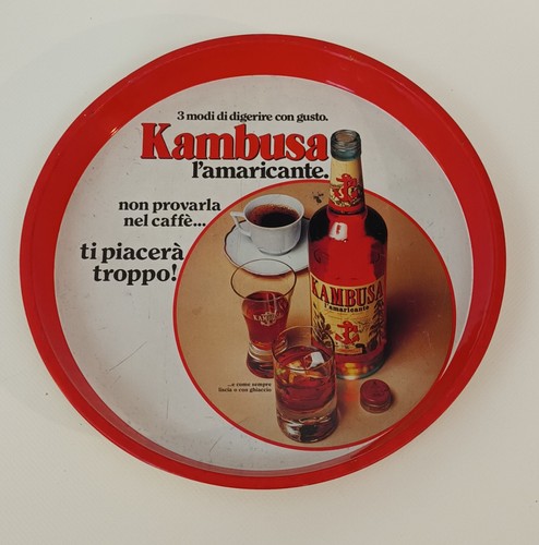 Vassoio latta vintage - , amaro