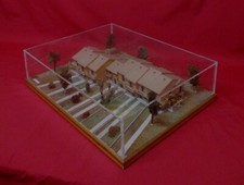 ✅ DIORAMA PLASTICO IN TEKA ANNI 60 MODELLISMO FERROVIARIO SCALA H0 ANTIQUE-4336