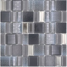 Mosaico grigio specchio - mosaico,