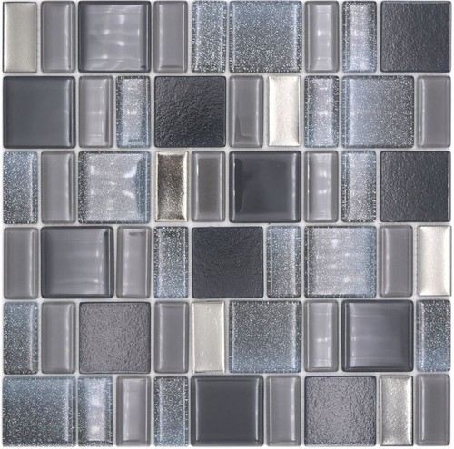 Mosaico grigio specchio - mosaico,