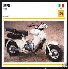 1958 Moto Rumi 125cc E Italy