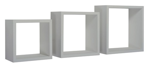 Set mensole parete cubo - set, da