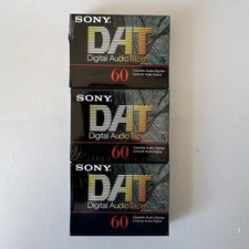 3x SONY DAT DT-60RA Cassetta