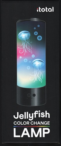 Lampada con meduse multicolore - con,