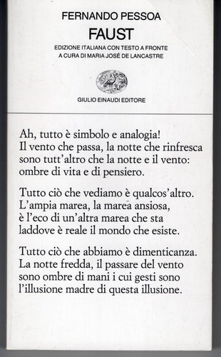 Fernando pessoa faust testo - pessoa:, (testo