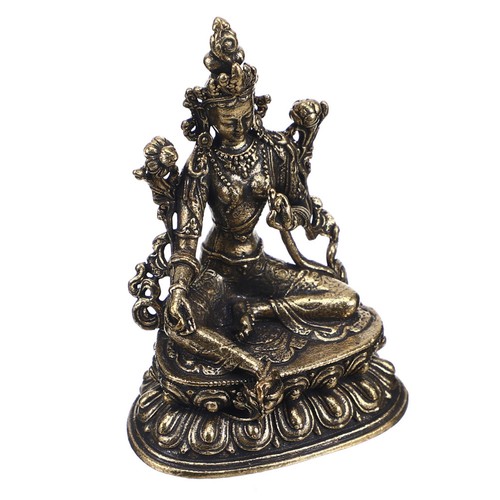 Statua buddha tara ottone - statua,