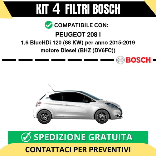 Kit bosch filtri tagliando - kit,