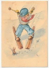 1941 Milan cartolina d'epoca