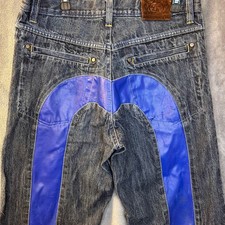 Jeans Uomo Evisu 35x31 Blu